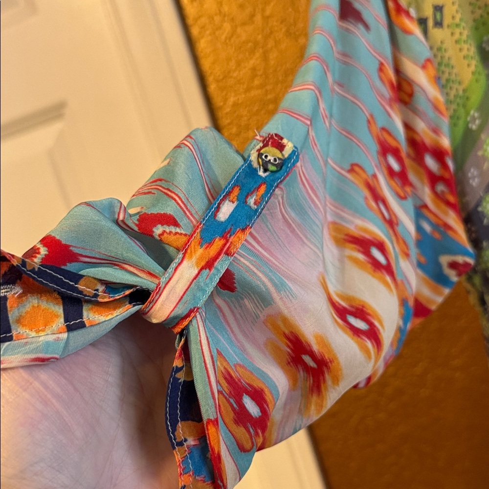 Johnny Was Multicolor Patterned Button Up Shirt - image 4